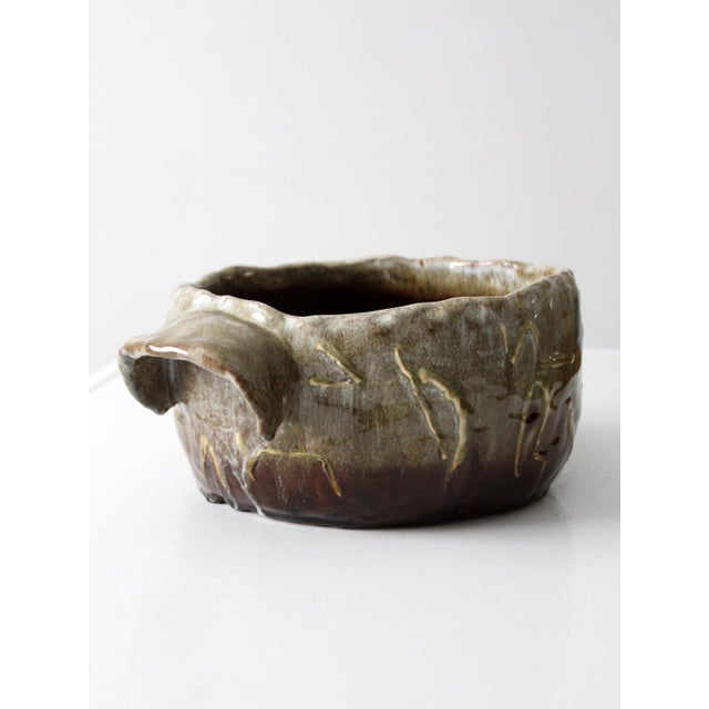 Vintage Studio Pottery Bowl For Sale - Image 6 of 11