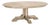 60-77" Round to Oval Extendable Solid Wood Dining Table by Essentials for Living For Sale
