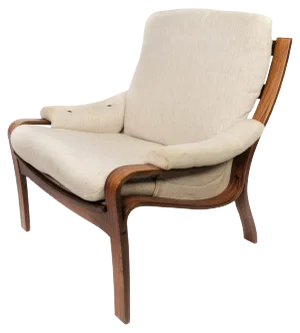 Danish Rosewood Easy Chair, 1960s