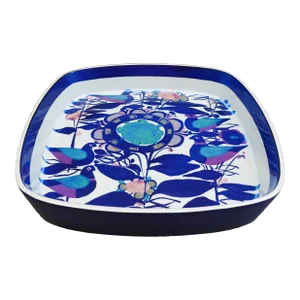 Vintge Royal Copenhagen Denmark Kari Christiansen Tenera Alumina Fajance Bowl Plate