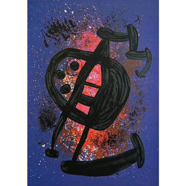 Joan Miró Fine Art Print by Joan Miró, 1972, Paris For Sale - Image 4 of 4