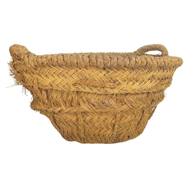 Basket in Rattan, Italy, 1970s For Sale - Image 13 of 13