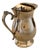 French Silver-Plated Water Pitcher with Bird-Shaped Ice Guard and Floral Handle, 1930 For Sale