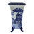 Chinoiserie Vase With Pagoda Scene and Sculptural Feet For Sale