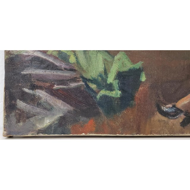 Impressionist Herman Lipot (Hungarian, 1884-1972) "The Artist and the Model" Original Oil Painting C.1927 For Sale - Image 3 of 11