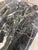 Green Late 20th Century Postmodern Italian Verde Marble Dining Table With Rectangular Slab Top and Block Base For Sale - Image 8 of 12