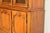 Henredon French Provincial Louis XV Carved Walnut Lighted Breakfront Bookcase Cabinet, Circa 1970s For Sale - Image 12 of 17