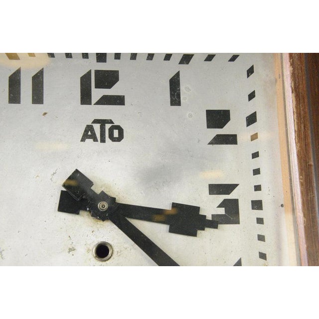 Art Deco Wall Clock by Ato, 1920s For Sale - Image 6 of 9