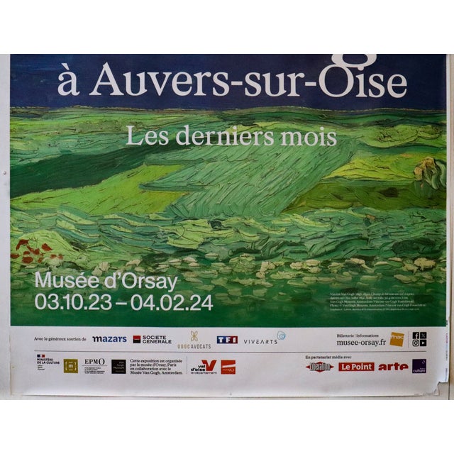 Modern 2023 French Exhibition Poster , Van Gogh Musée d'Orsay - Bus Shelter Ad For Sale - Image 3 of 3