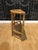 Mid-Century Modern 1970s Mid Century Bamboo, Rattan, Flower Demi Lune Foyer Table For Sale - Image 3 of 6