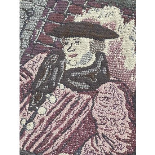Gray Mid-Century French Aubusson Style Jacquard Tapestry, 1960s For Sale - Image 8 of 18