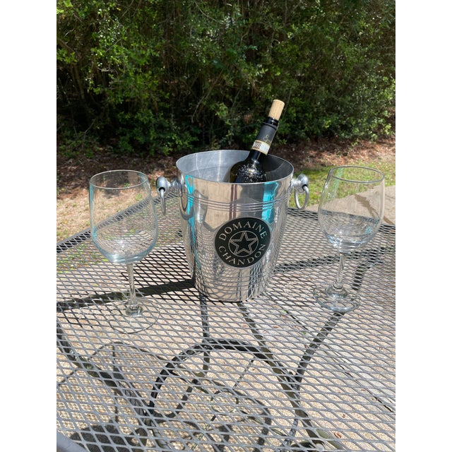 1970s French Domaine Chandon Champagne Ice Bucket by Argit For Sale - Image 15 of 15