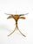Gold Mid-Century Florentine Gilded Side Table with Large Leaves and Glass Top, 1960s For Sale - Image 8 of 18
