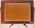1940s Restored Mersman Mahogany Drop-Leaf Silverware Chest Table With Tooled Leather Top For Sale - Image 9 of 12