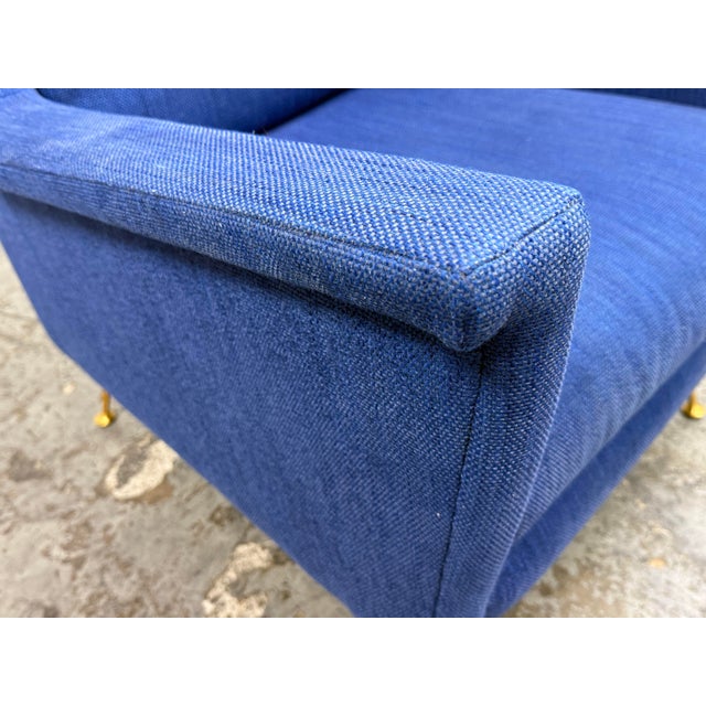 West Elm Carlo Mid Century Arm Chair For Sale - Image 10 of 12