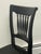 1990s Farmhouse Style Black Painted Dining Chairs - Set of 6 For Sale - Image 5 of 11