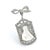 Vintage 18k Gold Hand-Carved Mother of Pearl Virgin Mary Diamond Pendant/Brooch For Sale - Image 4 of 4
