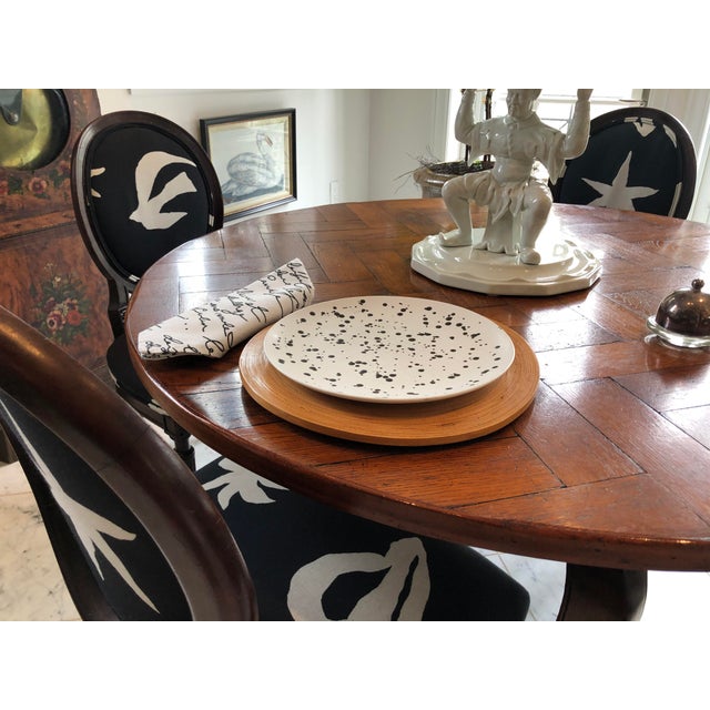 Vintage 1970s Wooden Chargers - Set of 12