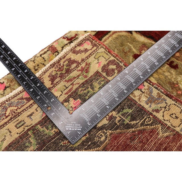 Mid 20th Century Vintage Turkish Yastik Rug - 01'07 X 02'10 For Sale - Image 5 of 8