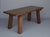 Wood Brutalist French Peg Table in Oak, 1940s For Sale - Image 7 of 17