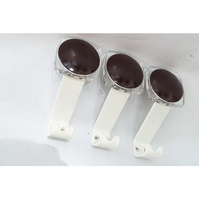 Metal Vintage Asymetric Wall Hooks by Hertha Baller, Austria, 1950s, Set of 3 For Sale - Image 7 of 7