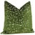 Contemporary 22" Olive Leopard Cut Velvet Pillows - a Pair For Sale - Image 3 of 5