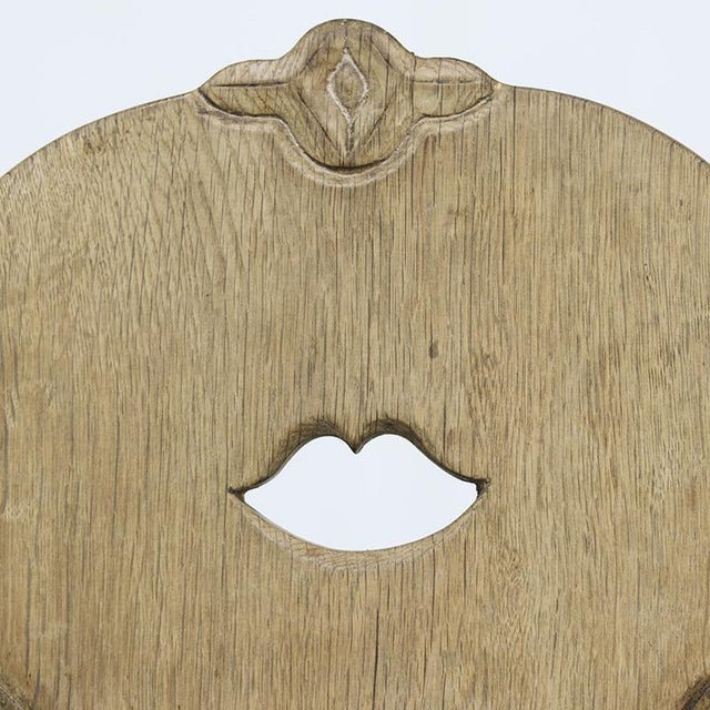 Wood Primitive Folk Art Chair For Sale - Image 7 of 9