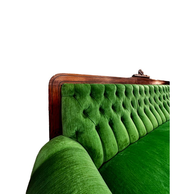 Early 20th Century Victorian Era Tufted Sofa For Sale - Image 4 of 13