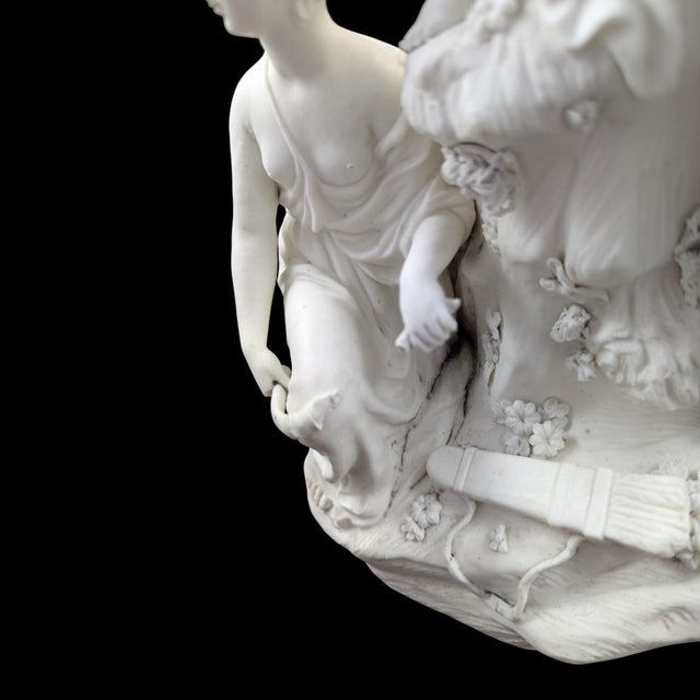 Biscuit Porcelain Group of the Three Graces & Cupid from Derby, 1770s-1780s For Sale - Image 11 of 16