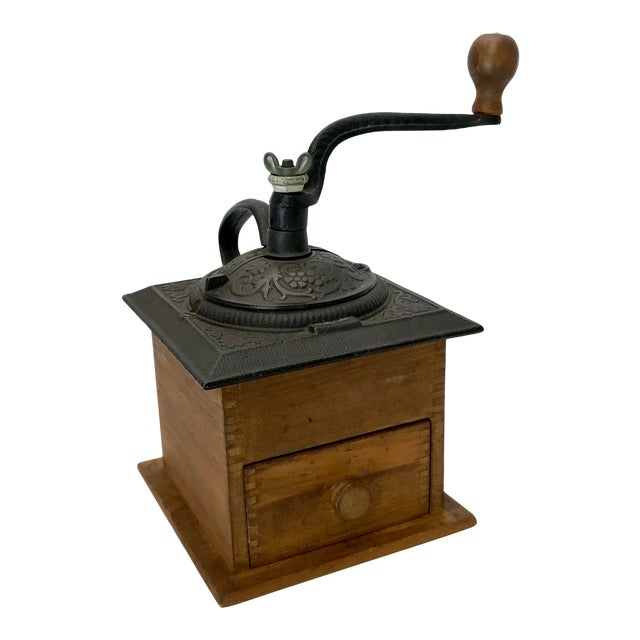 Vintage Cast Iron Coffee Grinder Chairish