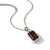 Contemporary 925 Sterling Silver Garnet Pendant, Bezel Setting Gemstone Handmade Pendant For Sale - Image 3 of 4