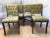 Vintage Mahogany Chesterfield Dining Chairs, Set of 4 For Sale - Image 4 of 18