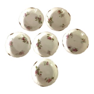 Vintage Limoge France China Berry/Dessert Bowls- Set of 6 For Sale