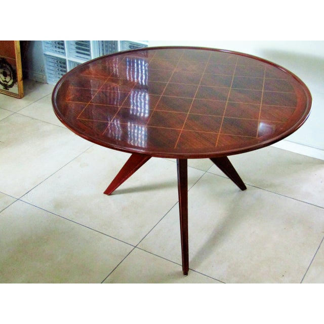 Art Deco Style Rosewood Coffee Table, 1940s For Sale - Image 6 of 11