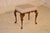 Brown Edwardian English Walnut Upholstered Stool, Circa 1900 For Sale - Image 8 of 8