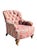 Wood Pair of Baker Furniture Tufted Club Armchairs in the Manner of George Smith For Sale - Image 7 of 18