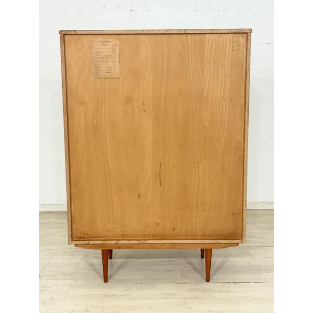 Stylish Mid-Century Wardrobe / 1960s Linen Closet / Vintage Wardrobe For Sale - Image 9 of 11