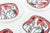 Red Vintage After Fernand Leger French Limoges Porcelain Plates, Set of Four in Acrobat Series For Sale - Image 8 of 9