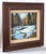 White Snowy Creek in Hope Valley - Landscape in Oil on Masonite by Dean Packer For Sale - Image 8 of 9