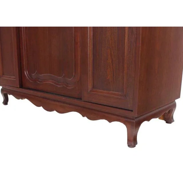 Brown Mid Century Modern Widdicomb Sliding Door Chest of Drawers For Sale - Image 8 of 11