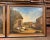 French Pair of 19th Century French Pastoral Oil Paintings in Blackened Frames For Sale - Image 3 of 11