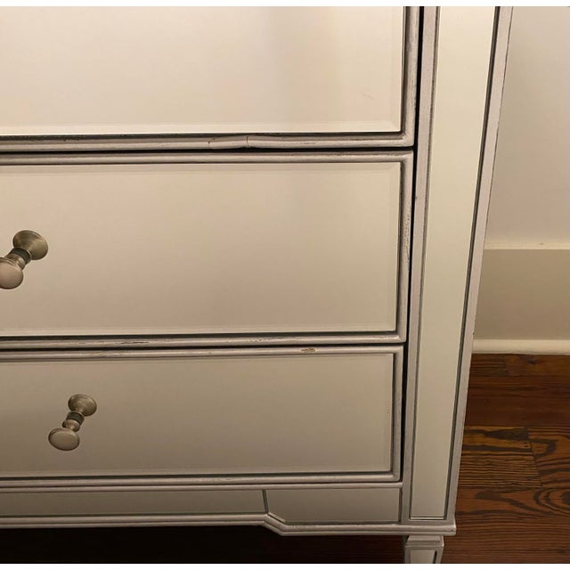 Ballard Designs Late 20th Century Hollywood Regency Mirrored Chest of Drawers For Sale - Image 4 of 10