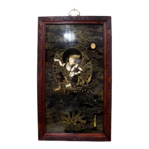 Early 20th Century Chinese Porcelain Buddhist Temple Plaque