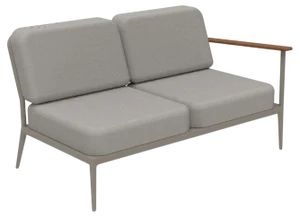 Nature Cream Double Left Modular Sofa by Mowee
