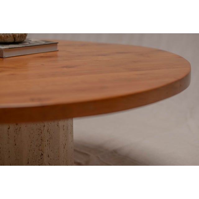 Large French Brutalist Coffee Table, 1960s For Sale - Image 6 of 10