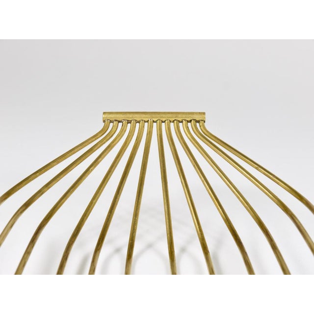 Large Mid-Century Austrian Brass Wire Fruit Basket in the style of Carl Auböck, 1950s For Sale - Image 15 of 18