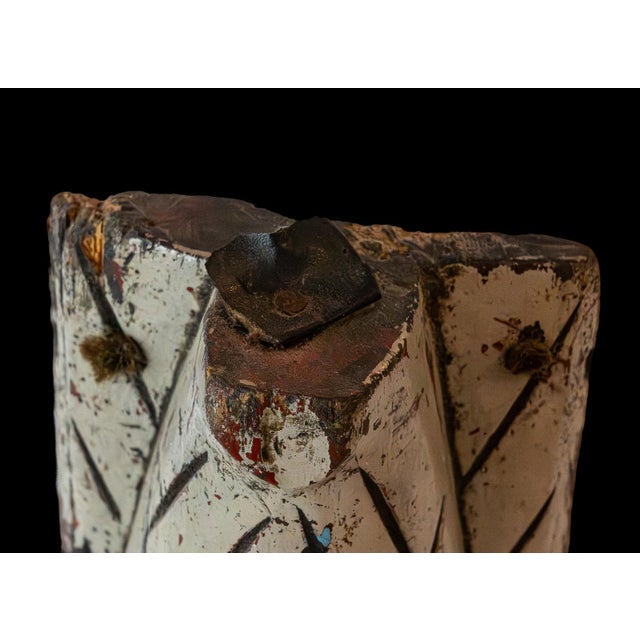 Late 20th Century Hand-Carved Igbo-Style Agbogho Mmuo Mask For Sale - Image 9 of 12