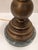 Vintage Classic Solid Brass and Green Marble Table Desk Lamp For Sale - Image 13 of 14