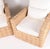 Exceptional pair of woven rush club chairs. Incredible hand-woven rush craftsmanship on this pair of very comfortable...