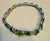 Metal 9 Carat Emerald Cut Emerald and Diamond Tennis Bracelet 14 Karat White Gold For Sale - Image 7 of 8